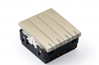 Hạt công tắc bốn, 2 chiều - A77-K04B