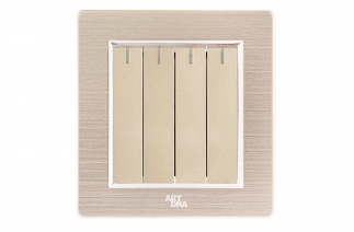 Hạt công tắc bốn, 2 chiều - A77-K04B