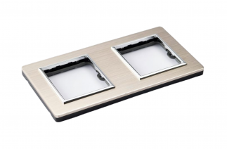 Mặt viền đôi liền nhôm vàng - A78-P19A (A78-N2)