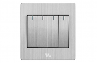Công tắc bốn, 1 chiều - A69-BK04A