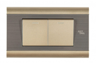 Công tắc đôi, 2 chiều - C9-K02B
