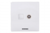 Bộ ổ cắm mạng/tivi – EE-C5TV02