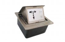 Ổ cắm mạng + ổ cắm 3 chấu âm sàn – GS-C5003